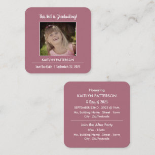 Roligt "The Kid"-foto, Studentfest Biljett