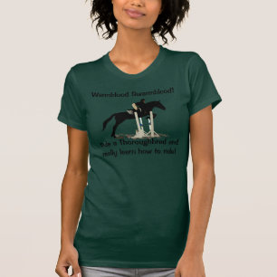 Roligt Thoroughbredhästfolk humor T-shirt