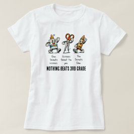 Roligt tillbaka till skolan, ingenting slår tredje t shirt