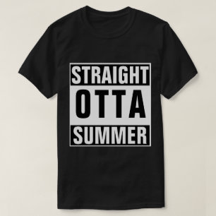 Roligt tillbaka till skolan Rakt från sommarhumor T Shirt