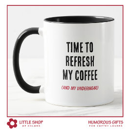 Roligt Tillfälle Att Fylla På Kaffe Typografi Mugg