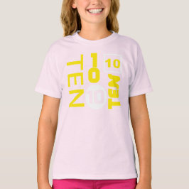 ROLIGT tio 10 BIRTHDAY Tee