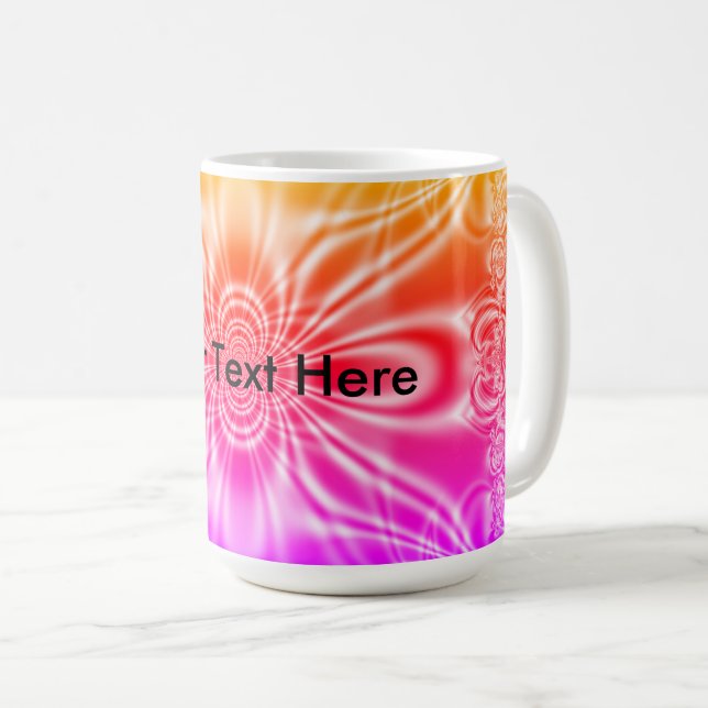 Roligt - tom rektangulär teckning kaffemugg (Framsida höger)