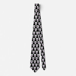 Roligt Tooth Necktie eller Tie w/ Lycklig, leende Slips