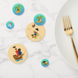 Roligt Treasure Karta Boy Pirat Födelsedagsfest