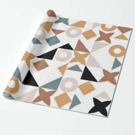 Roligt Trendig Bauhaus Geometric XOXO Presentpapper