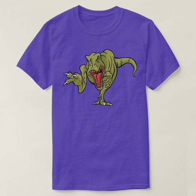 Roligt TRex Teckning T Shirt (Design framsida)