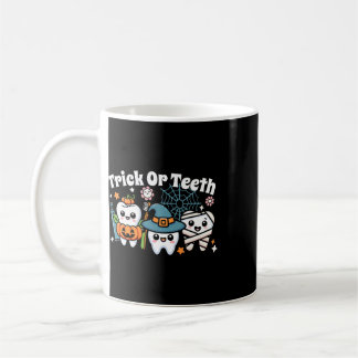 Roligt Trick Or Teeth Halloween Tandhygienist Elle Kaffemugg