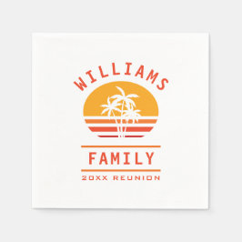 Roligt: Tropical Beach Family Reunion, sommaruppeh Pappersservett