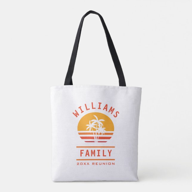 Roligt: Tropical Beach Family Reunion, sommaruppeh Tygkasse (Baksida)