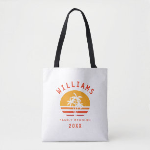 Roligt Tropical Beach Summer Vacation Family Reuni Tygkasse