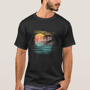 Roligt Tropical Beach Vacation Christian Bible Ver T Shirt