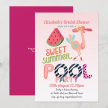 Roligt Tropical Flamingo Bassäng Party Rosa Blue M