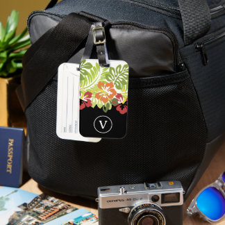 Roligt Tropical Stil Bagagebricka