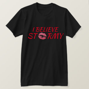 Roligt "tror jag stormigt ", t shirt