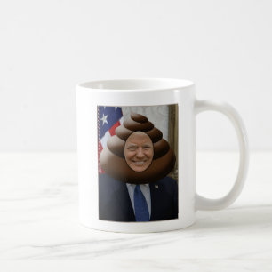 Roligt trumfPoopEmoji huvud Kaffemugg