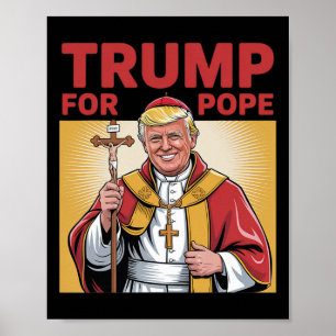 Roligt Trump för den katolska Vatikanrepubliken i  Poster