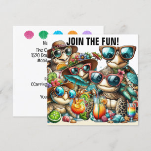 Roligt Turtles-tävling Inbjudningar