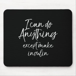 Roligt Typ 1- diabetes för kvinnor Diabetesgåva Musmatta
