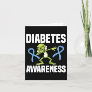 Roligt Typ 1 Diabetes Kid Boys Girls Diabetic Awar Kort