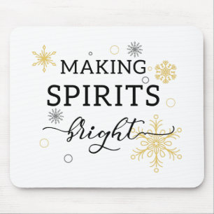 Roligt Typografi - jul Musmatta