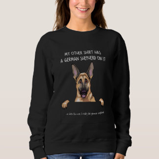 Roligt Tysk shepherd på den Hund Adopt Dont Shop 1 T Shirt