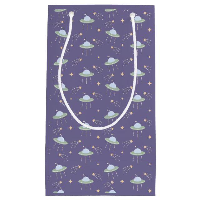 Roligt UFO Barns födelsedag Party Gift Bag (Framsidan)