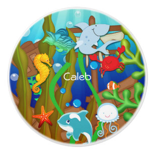 Roligt under sjön Fiskens barnsängsrum Knopp