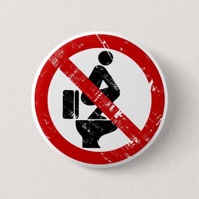 Roligt undertecknar INGEN fot på den thailändska Knapp (Framsida)