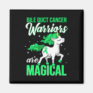 Roligt Unicorn för cancermedvetandehöjande Magnet