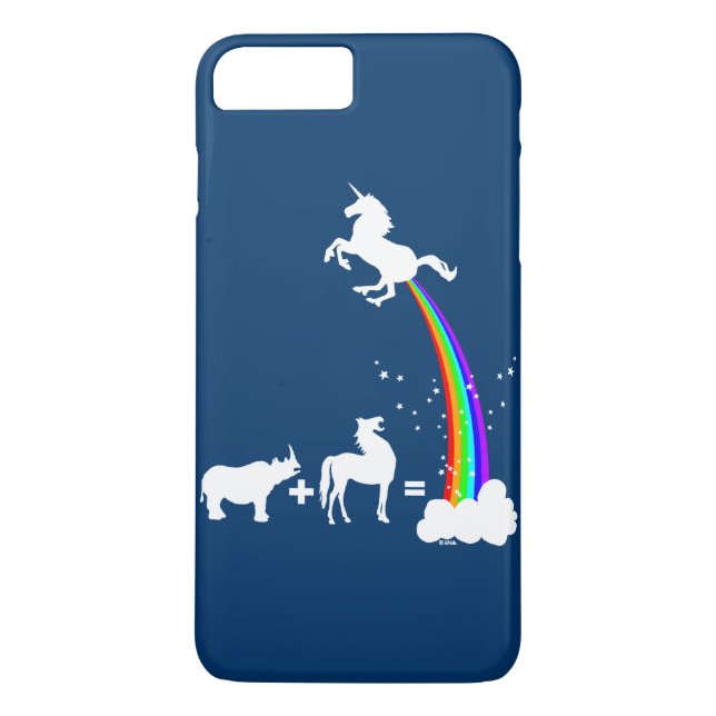 Roligt unicornursprung Case-Mate iPhone skal (Baksida)