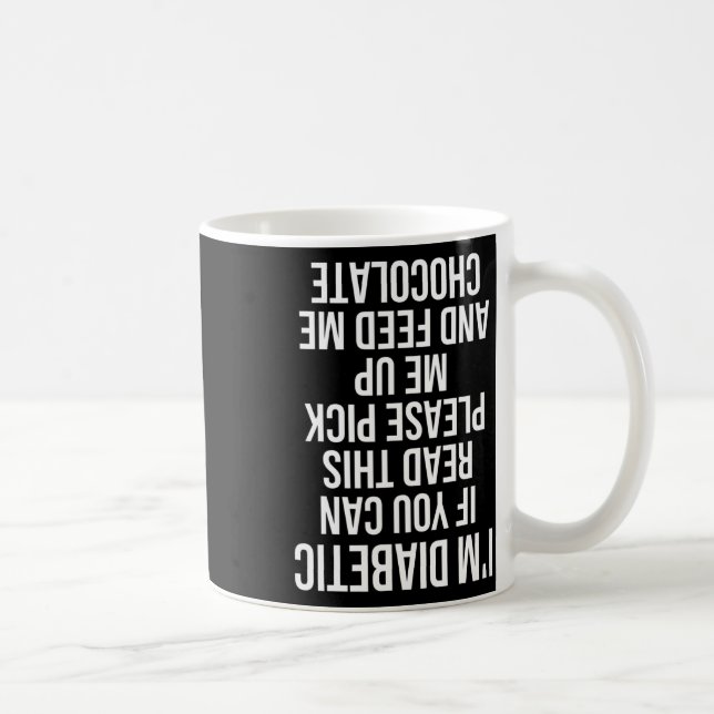 Roligt upp och ned - utfall av typ 1-diabetikeroff kaffemugg (Höger)
