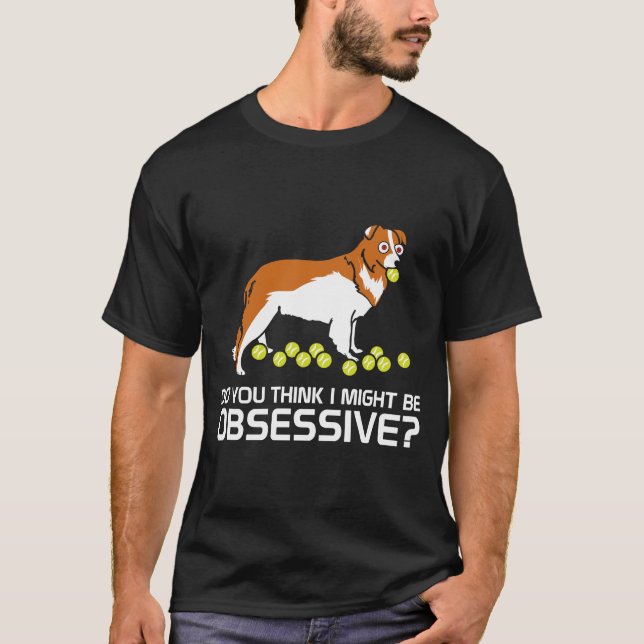 Roligt uppförande för typisk gränsCollie T Shirt (Framsida)