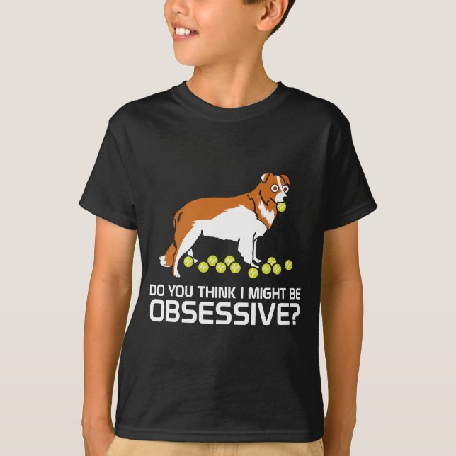 Roligt uppförande för typisk gränsCollie T Shirt (Framsida)