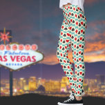 Roligt Uppspelningskort Kvartetten om vattenbaljor Leggings<br><div class="desc">För hela kortspelet älskare! Mönster har en kvartett med uppspelning av kortpaket - diamanter,  hjärtan,  spader och klubbar på akvatisk bakgrund.</div>