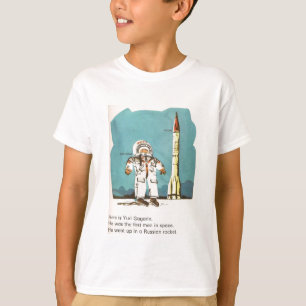 Roligt USSR Yuri Gagarin lurar T-tröja T-shirt
