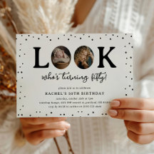 Roligt Utseende Vem är 50' 2 x foto 50-årsdag
