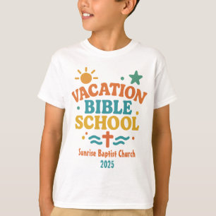 Roligt Vacation Bible School VBS Church Namn & Yea T Shirt