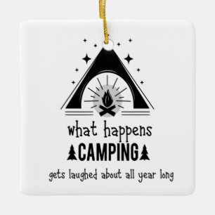 Roligt vad som händer Camping Gets har letat efter Julgransprydnad Keramik