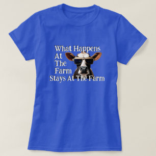 Roligt "Vad som händer på gården..." T Shirt
