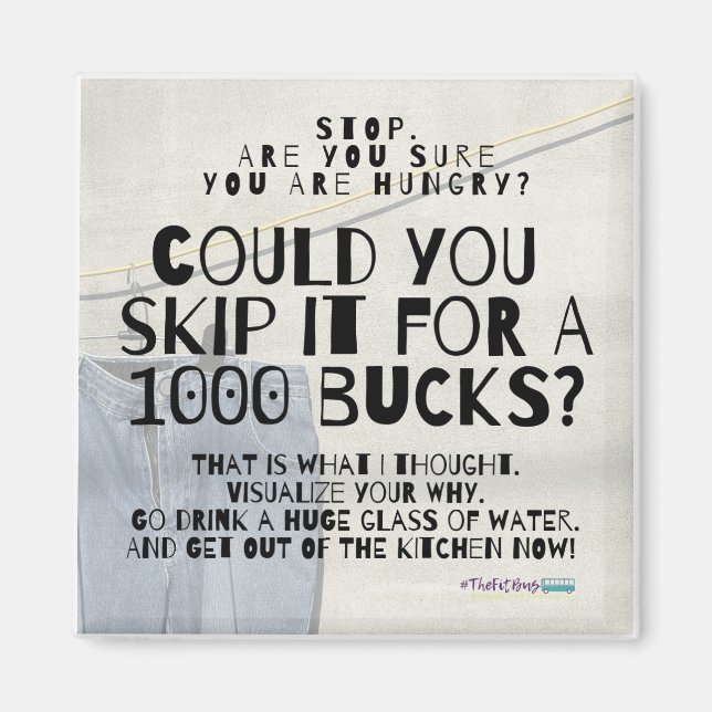 Roligt väger förlust bantar magneten magnet (Framsidan)