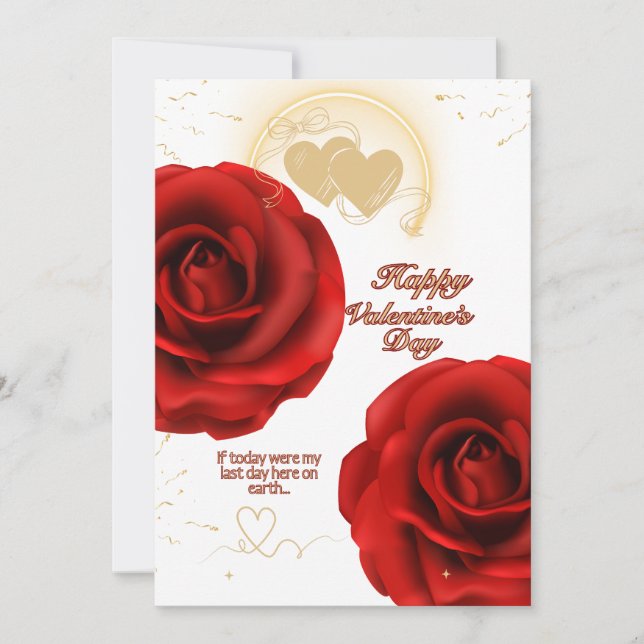 Roligt valentinskort för par – Romantiskt, Lekfull Julkort (Framsida)