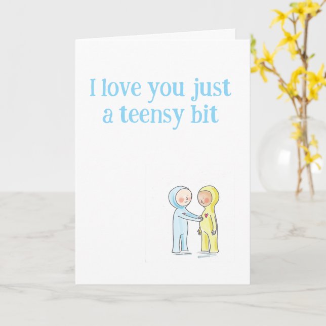 Roligt Valentinskort Till Vem Som Helst Kort (Gul blomma)