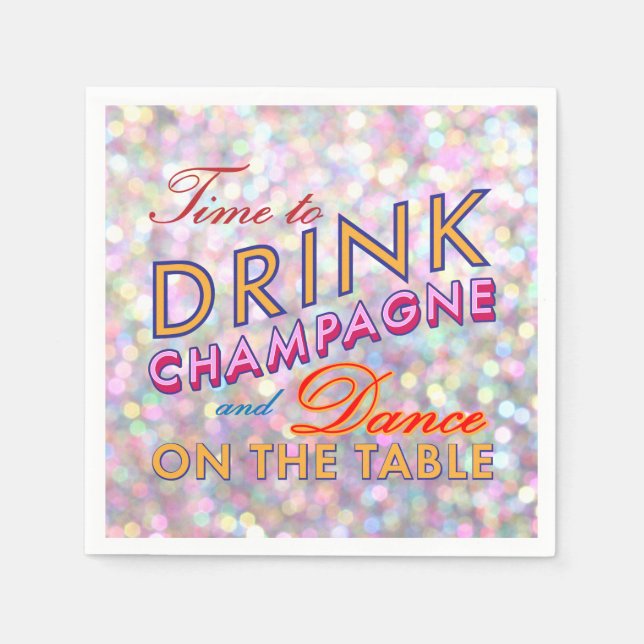 Roligt, Vänd och Färg Napkin Pappersservett (Framsidan)