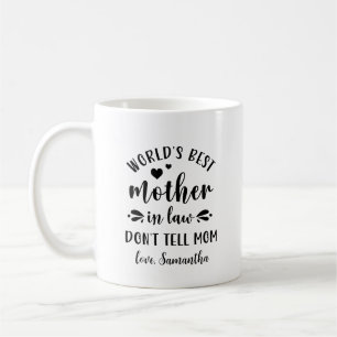 roligt världens bästa svärmor mors dag present kaffemugg