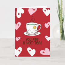 Roligt Varm-Te Punny Valentine