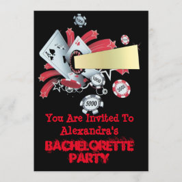 Roligt Vegas poker casino chip bachelorette Inbjudningar