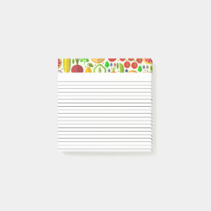 Roligt Vegetables Livsmedel Shopping List Post-it Block
