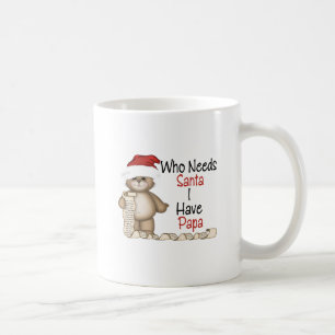Roligt vem behöver den Santa pappan Kaffemugg