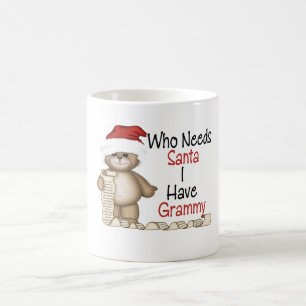 Roligt vem behöver Santa Grammy Kaffemugg